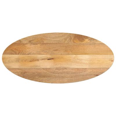 vidaXL Blat de masă oval, 80x40x2,5 cm, lemn masiv de mango