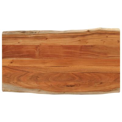 vidaXL Blat masă, 120x60x3,8cm, dreptunghiular lemn acacia margine vie