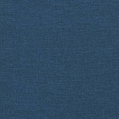 vidaXL Cadru de pat, albastru, 90x190 cm, material textil