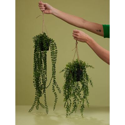 Emerald Tufă suspendată de cimișir artificial în ghiveci, 50 cm