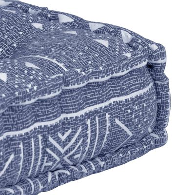 vidaXL Pernă fotoliu puf, indigo, material textil