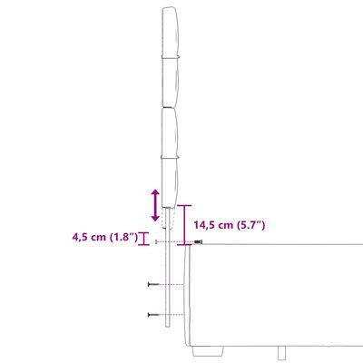 vidaXL Pat continental cu saltea, gri deschis, 120x200 cm, catifea