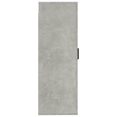 vidaXL Dulap TV montat pe perete, gri beton, 40x34,5x100 cm