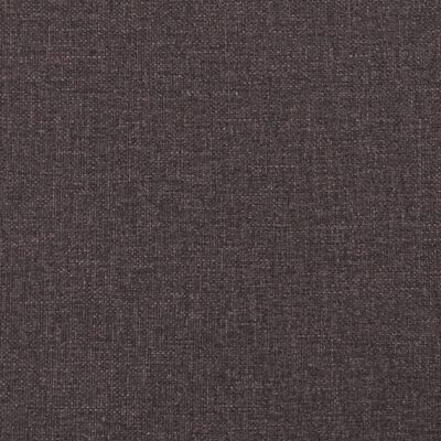 vidaXL Pat box spring cu saltea, maro închis, 80x200 cm, textil