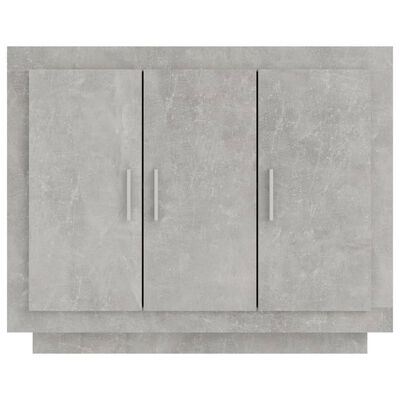 vidaXL Dulap, gri beton, 92x35x75 cm, lemn compozit