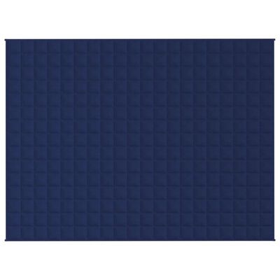 vidaXL Pătură grea, albastru, 152x203 cm, 11 kg, textil