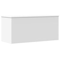 vidaXL Cutie de depozitare, alb, 100x42x46 cm, lemn prelucrat