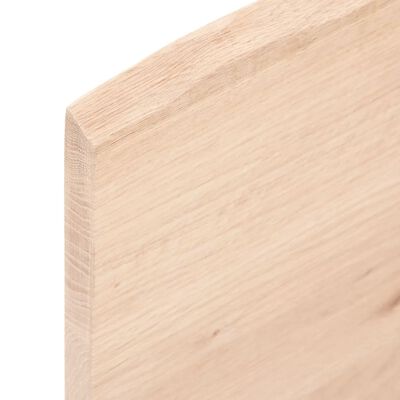 vidaXL Blat de baie, 40x60x2 cm, lemn masiv netratat