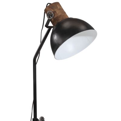 vidaXL Lampă de podea 25 W, negru, 30x30x100-150 cm, E27