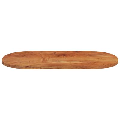 vidaXL Blat de masă oval, 100x50x3,8 cm, lemn masiv de acacia