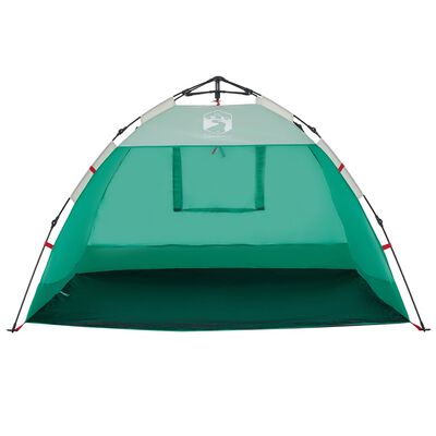 vidaXL Cort camping 2 persoane verde marin impermeabil setare rapidă