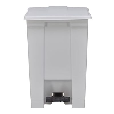 Rubbermaid Coș de gunoi step-on clasic, 68,1 L, alb