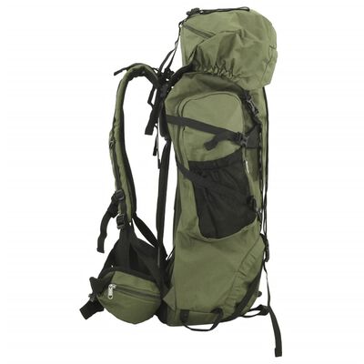 vidaXL Rucsac de drumeție, verde kaki, 60 L, țesătură oxford