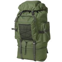 vidaXL Rucsac în stil militar, XXL, 100 L, verde