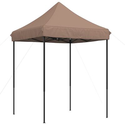 vidaXL Cort de petrecere pliabil Pop-Up, 200x200x306 cm, maro