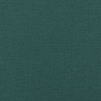 vidaXL Set canapele, 3 piese, verde închis, material textil