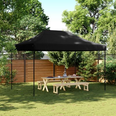 vidaXL Cort de petrecere pliabil Pop-Up, 410x279x315 cm, negru