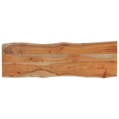 vidaXL Blat masă 120x40x2,5 cm dreptunghiular lemn acacia margine vie