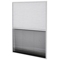 vidaXL Paravan insecte plisat de fereastră aluminiu 60x80cm cu umbrar