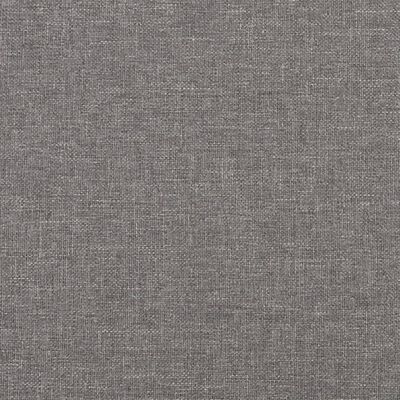 vidaXL Canapea cu 2 locuri, gri deschis, 140 cm, material textil