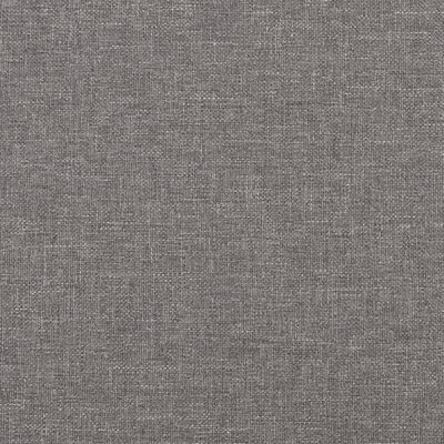 vidaXL Canapea cu 2 locuri, perne&pernuțe, gri deschis, 120 cm, textil