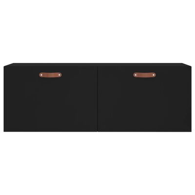 vidaXL Dulap de perete, negru, 100x36,5x35 cm, lemn compozit