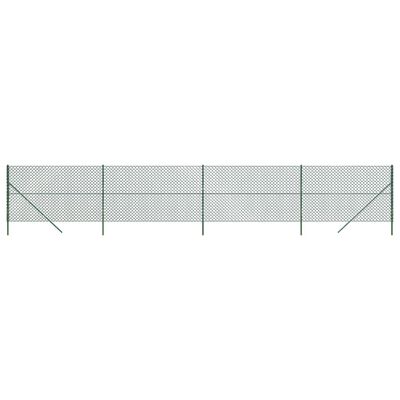 vidaXL Gard de plasă de sârmă, verde, 2,2x10 m