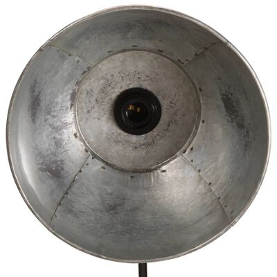 vidaXL Lampă de podea 25 W, argintiu vintage, 150 cm, E27