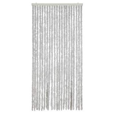 vidaXL Perdea pentru insecte, gri, 90x200 cm, chenille