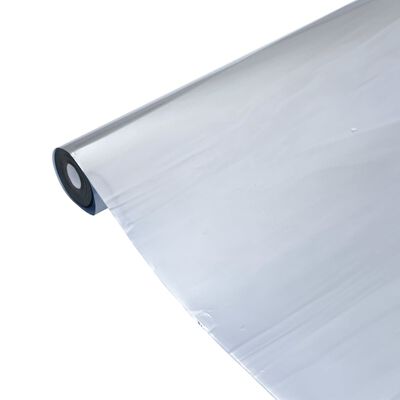 vidaXL Folie solară efect reflectorizant static argintiu 90x2000cm PVC