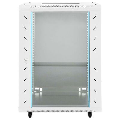 vidaXL Dulap server, picioare pivotante, 18U, 19" IP20 53x40x80 cm