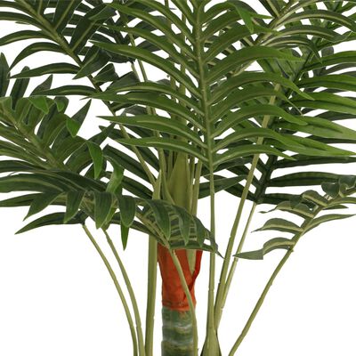 vidaXL Palmier artificial cu 3 trunchiuri, verde, 85 cm, PP