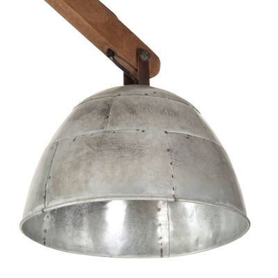 vidaXL Lampă de tavan 25 W, argintiu vintage, 29x18x85 cm, E27