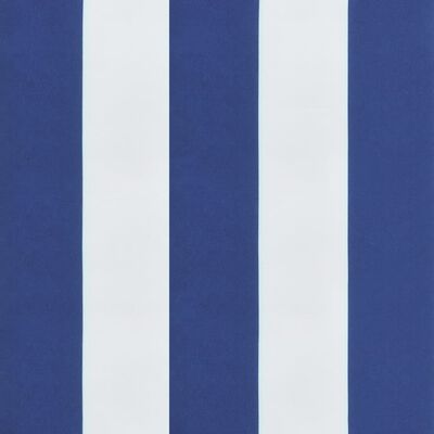 vidaXL Pernă de paleți, dungi albastru/alb, 50x40x12 cm, textil