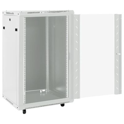 vidaXL Dulap de server, 18U, 19" IP20, gri, 60x60x100 cm