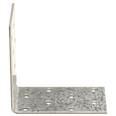 vidaXL Suporturi unghiulare 40 buc. 2 mm 80x40x80 mm oțel galvanizat