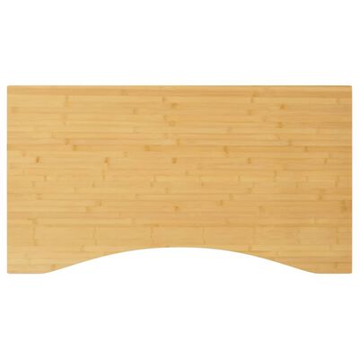 vidaXL Blat de birou, 100x60x2,5 cm, bambus