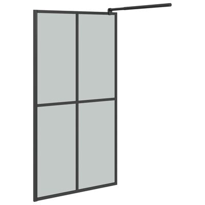 vidaXL Paravan duș walk-in, 100x195 cm, sticlă securizată închisă