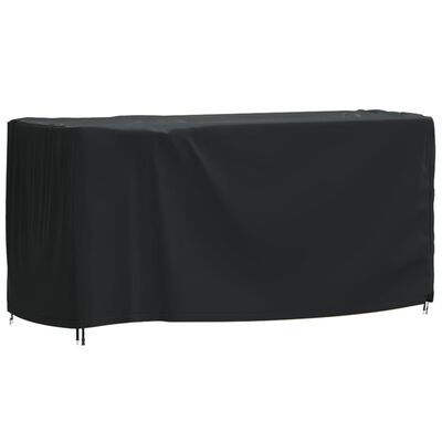 vidaXL Husă mobilier de grădină negru 180x70x90 cm impermeabilă 420D