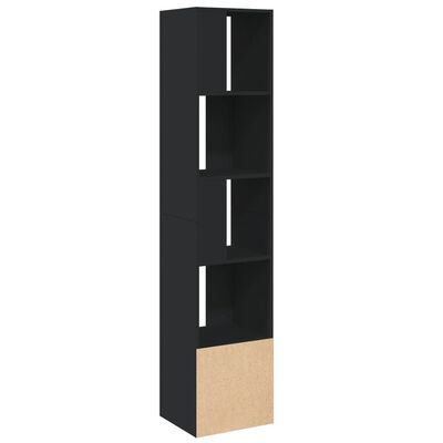 vidaXL Bibliotecă, negru, 40x36x189 cm, lemn prelucrat