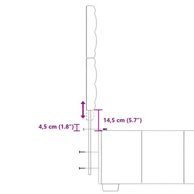 vidaXL Pat box spring cu saltea, gri deschis, 90x200 cm, textil