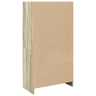 vidaXL Bibliotecă, stejar sonoma, 57x28,5x107,5 cm, lemn prelucrat