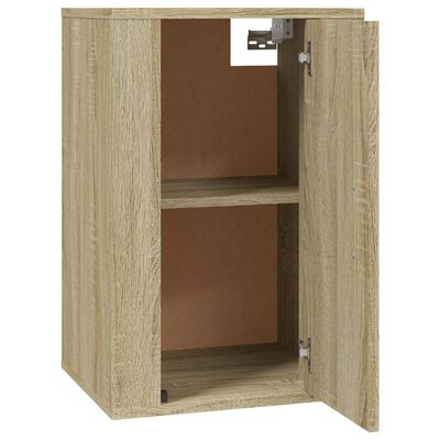 vidaXL Dulapuri TV montate pe perete 2 buc stejar sonoma 40x34,5x60 cm