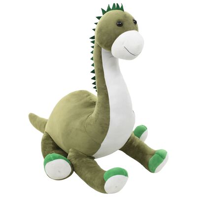 vidaXL Jucărie dinozaur Brontosaurus, verde, pluș