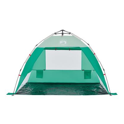 vidaXL Cort camping 2 persoane verde marin impermeabil setare rapidă