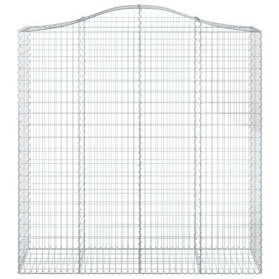 vidaXL Coșuri gabion arcuite, 6 buc 200x50x200/220 cm, fier galvanizat