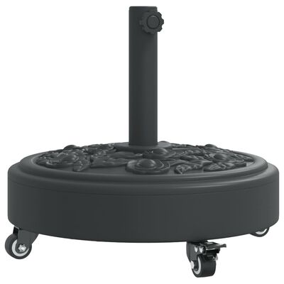 vidaXL Suport umbrelă pentru stâlpi Ø38 / 48 mm, 27 kg, rotund