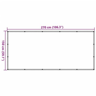 vidaXL Plasă de remorcă, verde, 1,5x2,7 m, HDPE