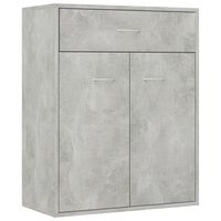 vidaXL Dulap, gri beton, 60x30x75 cm, lemn prelucrat