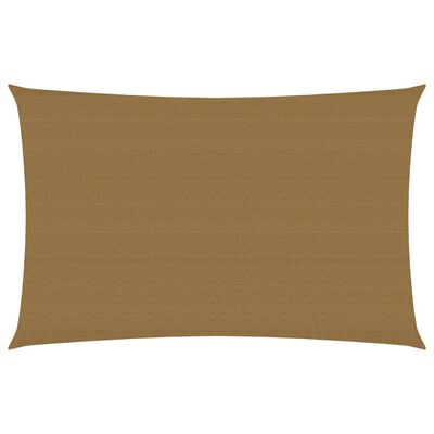 vidaXL Pânză parasolar, gri taupe, 2x4 m, HDPE, 160 g/m²